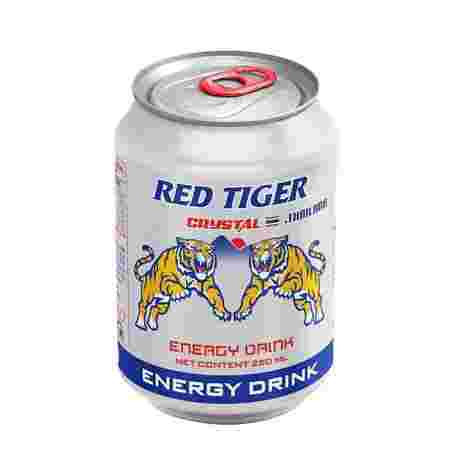 RED TIGER ENERGY DRINK  (SILVER) Non- carbonated 250ml *24 Stubby cans /carton